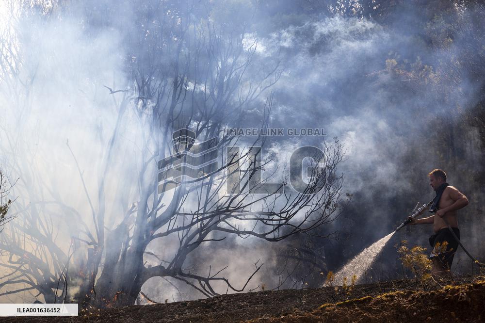 GREECE-ATHENS-WILDFIRES