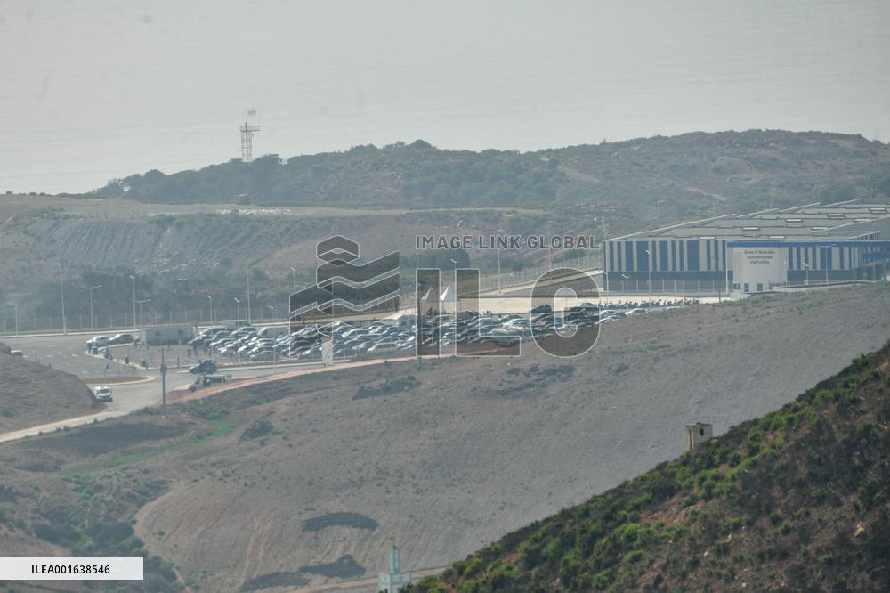 Queues Of Vehicles To Enter Cross The Strait - Ceuta