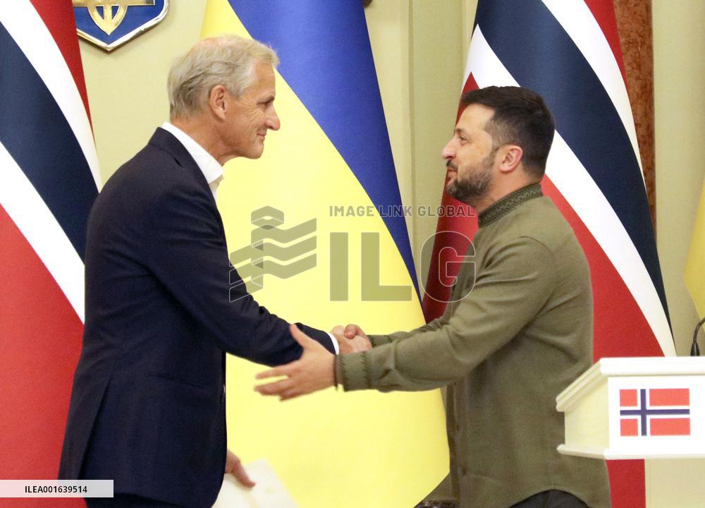 Leaders of Ukraine and Norway