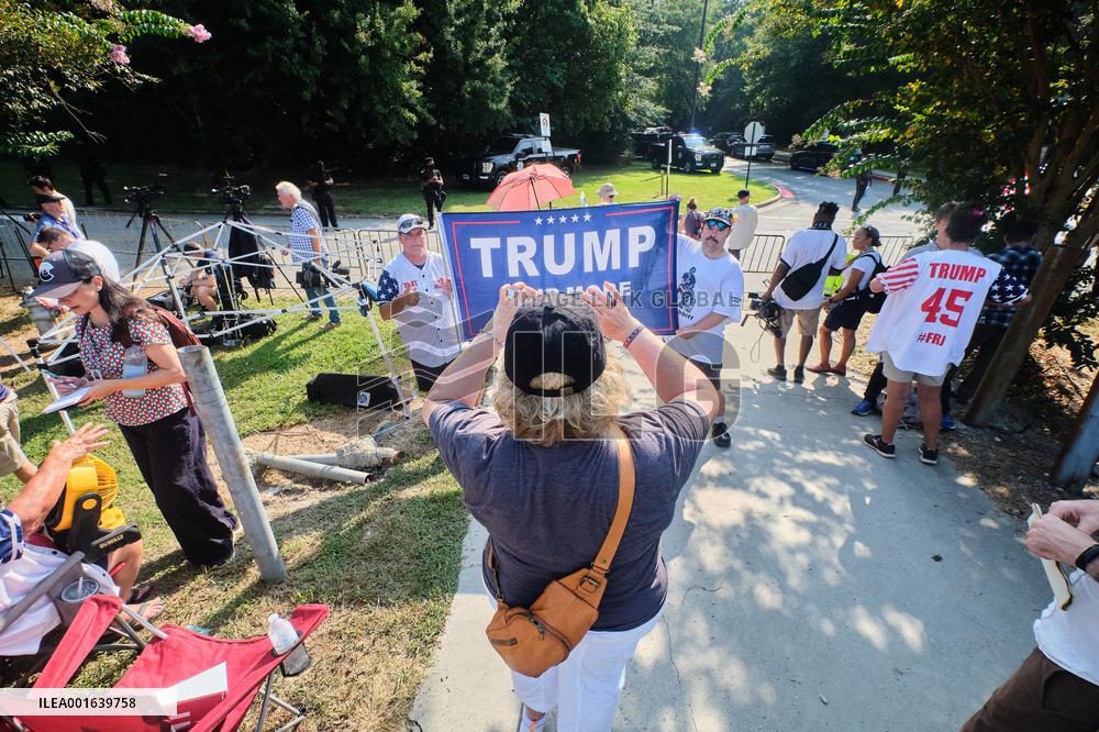 Trump Surrenders At Georgia Jail - Atlanta