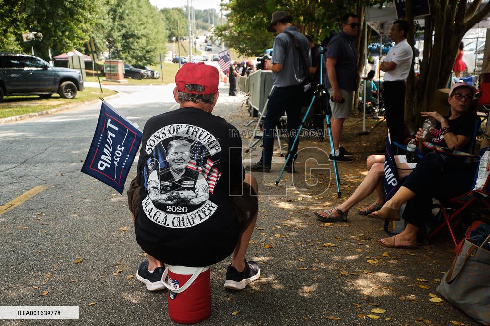 Trump Surrenders At Georgia Jail - Atlanta
