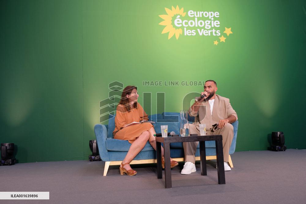 Rapper Medine At EELV Summer Days - Le Havre