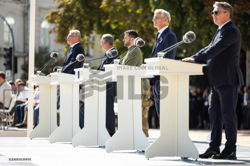 Zelensky Marks National Day - Kyiv