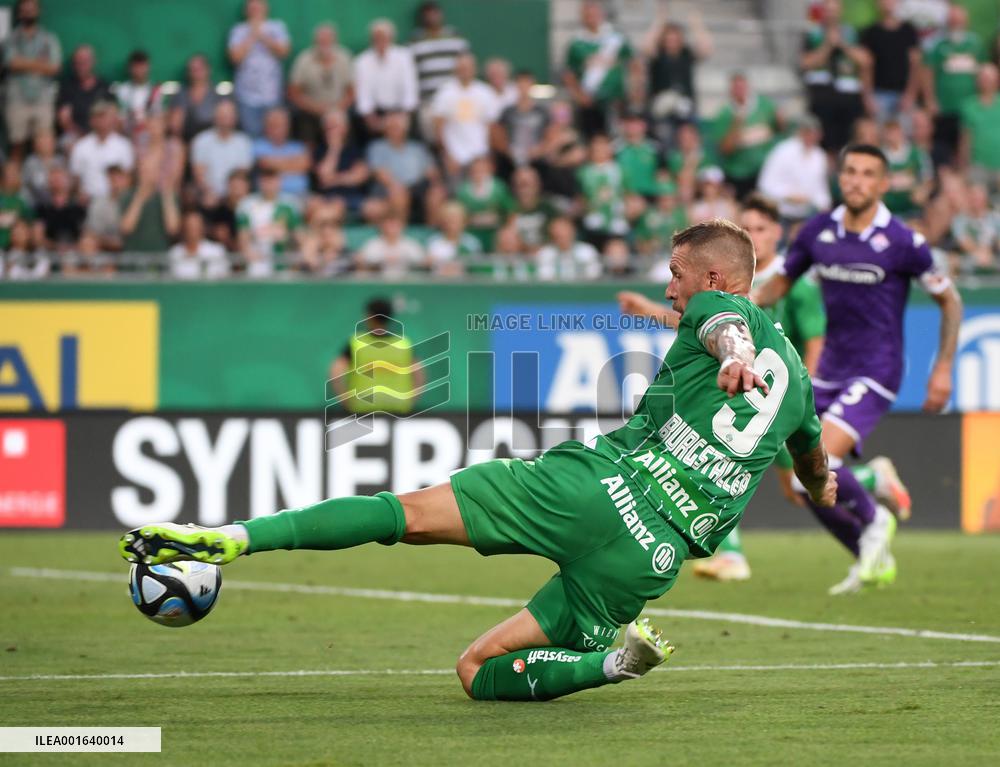 (SP)AUSTRIA-VIENNA-UEFA-EUROPA CONFERENCE LEAGUE-SK RAPID VS FIORENTINA