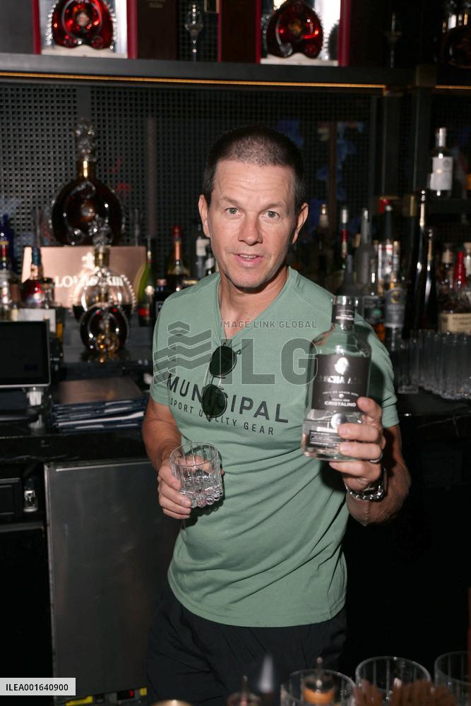 Mark Wahlberg At Papi Steak - Miami