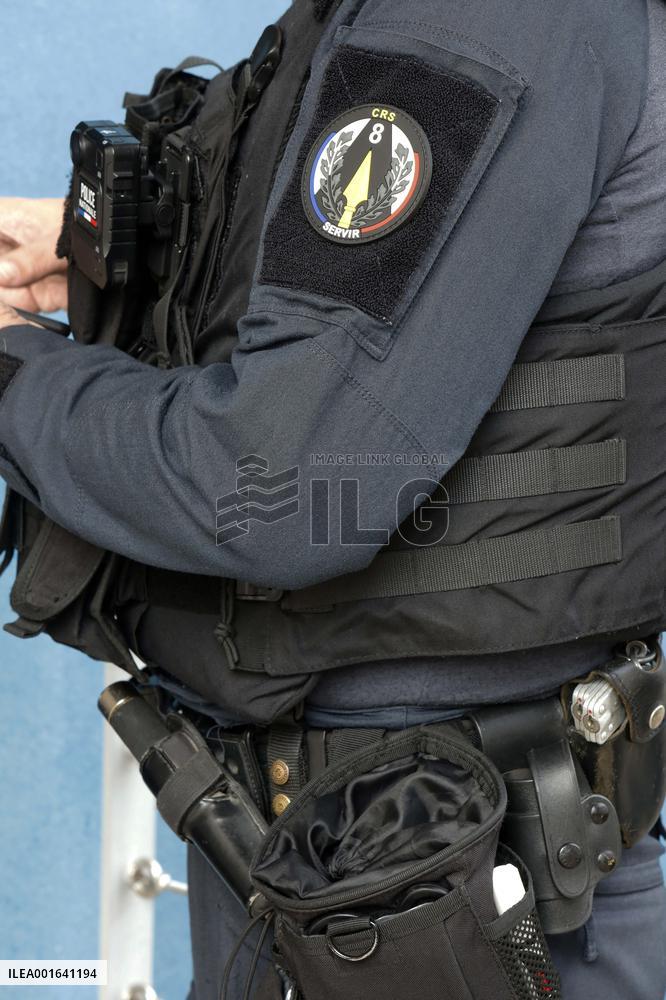 Gerald Darmanin Visits The Central Police Station - Nimes