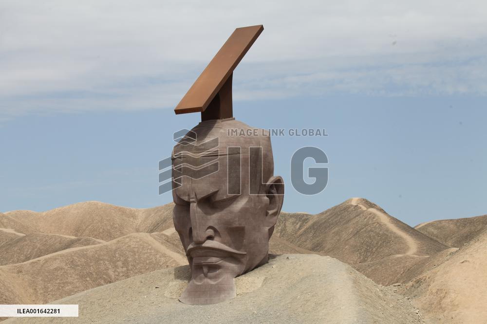 Gobi Desert Landmark Sculpture Works in Guazhou