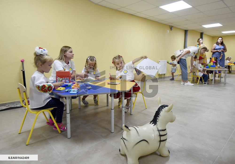 Kindergarten rebuilt by Lithuania inaugurated in Irpin