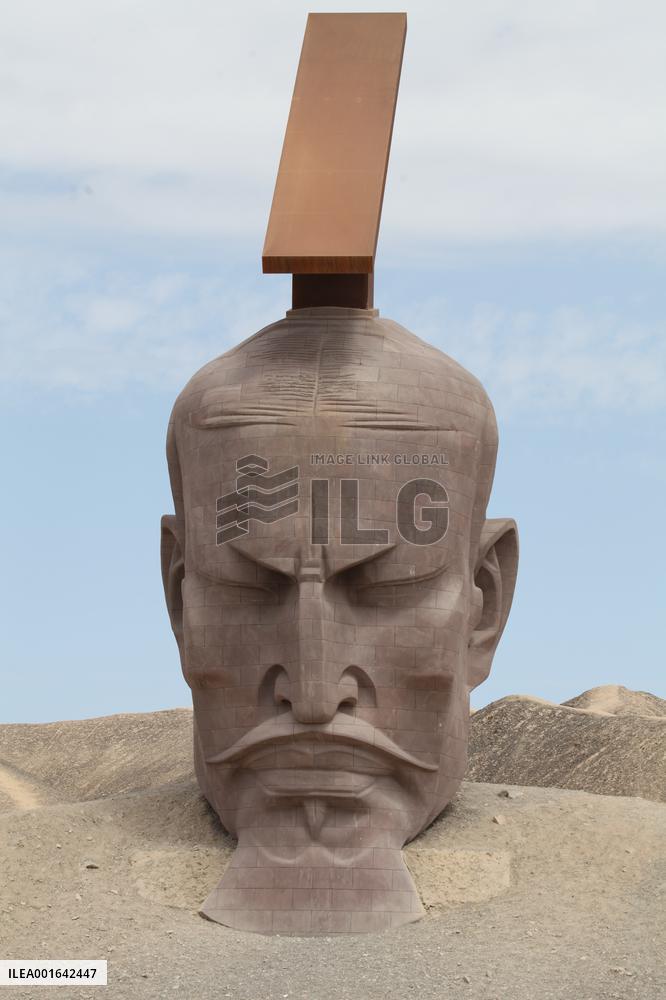 Gobi Desert Landmark Sculpture Works in Guazhou