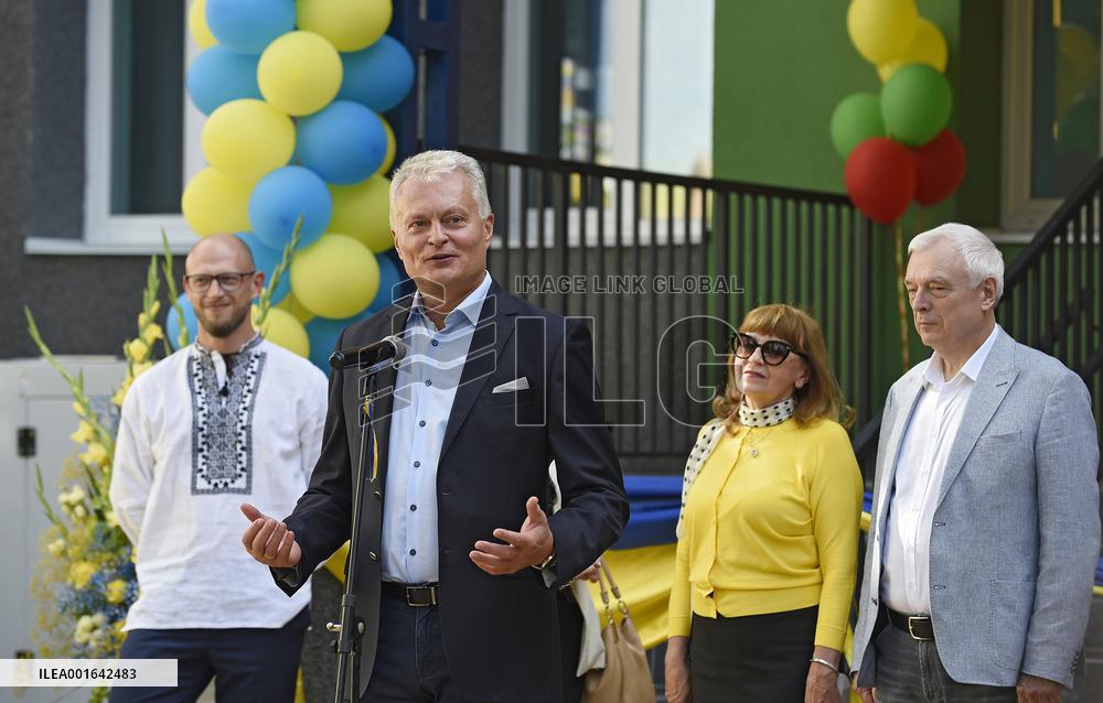 Kindergarten rebuilt by Lithuania inaugurated in Irpin