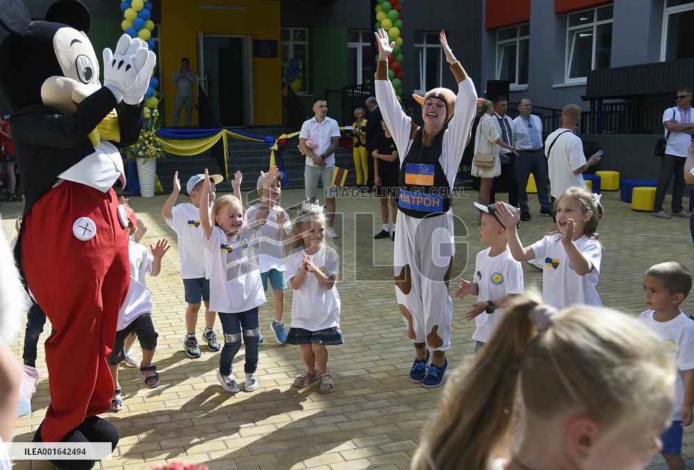 Kindergarten rebuilt by Lithuania inaugurated in Irpin