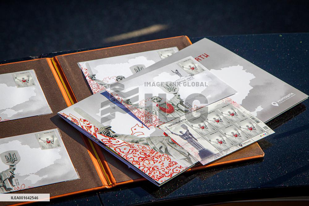 Mother Ukraine postage stamp presented in Kyiv