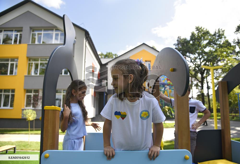 Kindergarten rebuilt by Lithuania inaugurated in Irpin