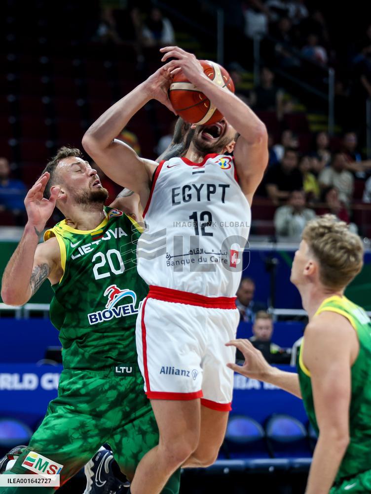 (SP)PHILIPPINES-MANILA-BASKETBALL-FIBA WORLD CUP-GROUP D-LTU VS EGY