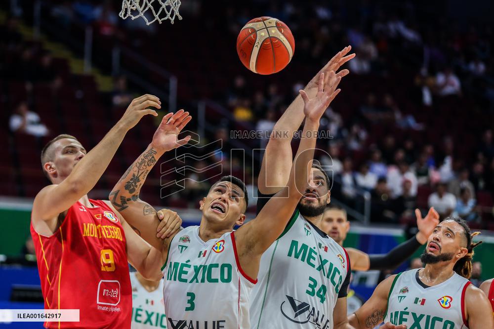 (SP)PHILIPPINES-MANILA-BASKETBALL-FIBA WORLD CUP-GROUP D-MEX VS MNE
