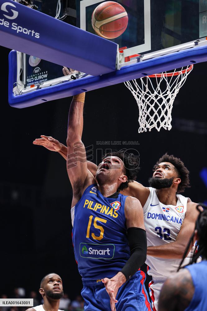 (SP)PHILIPPINES-MANILA-FIBA BASKETBALL WORLD CUP-GROUP A-DOM VS PHI