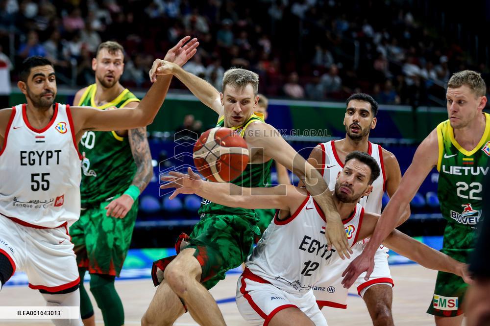 (SP)PHILIPPINES-MANILA-BASKETBALL-FIBA WORLD CUP-GROUP D-LTU VS EGY