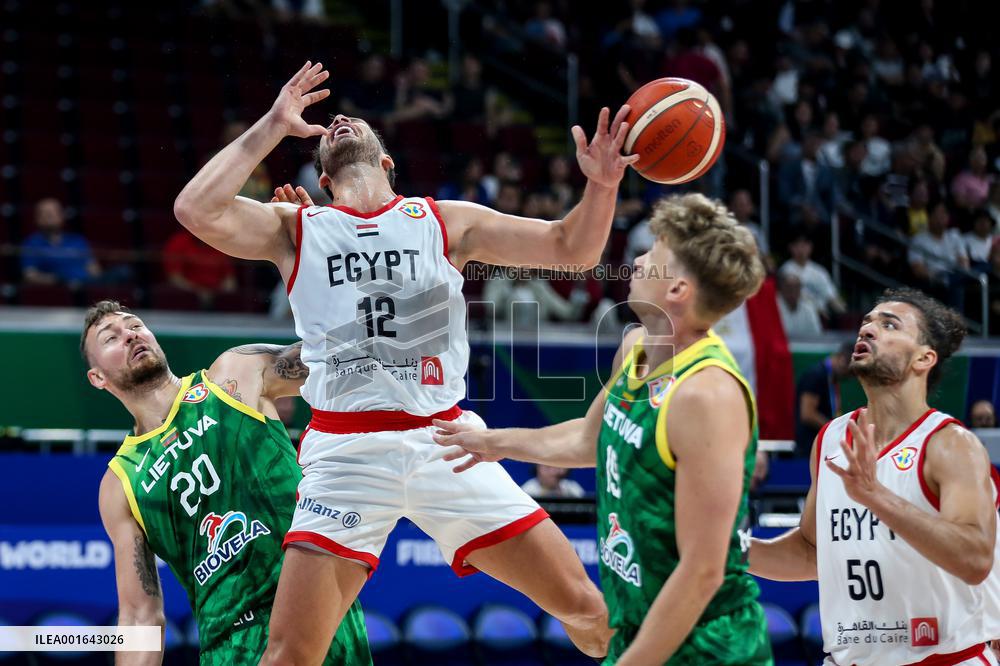 (SP)PHILIPPINES-MANILA-BASKETBALL-FIBA WORLD CUP-GROUP D-LTU VS EGY