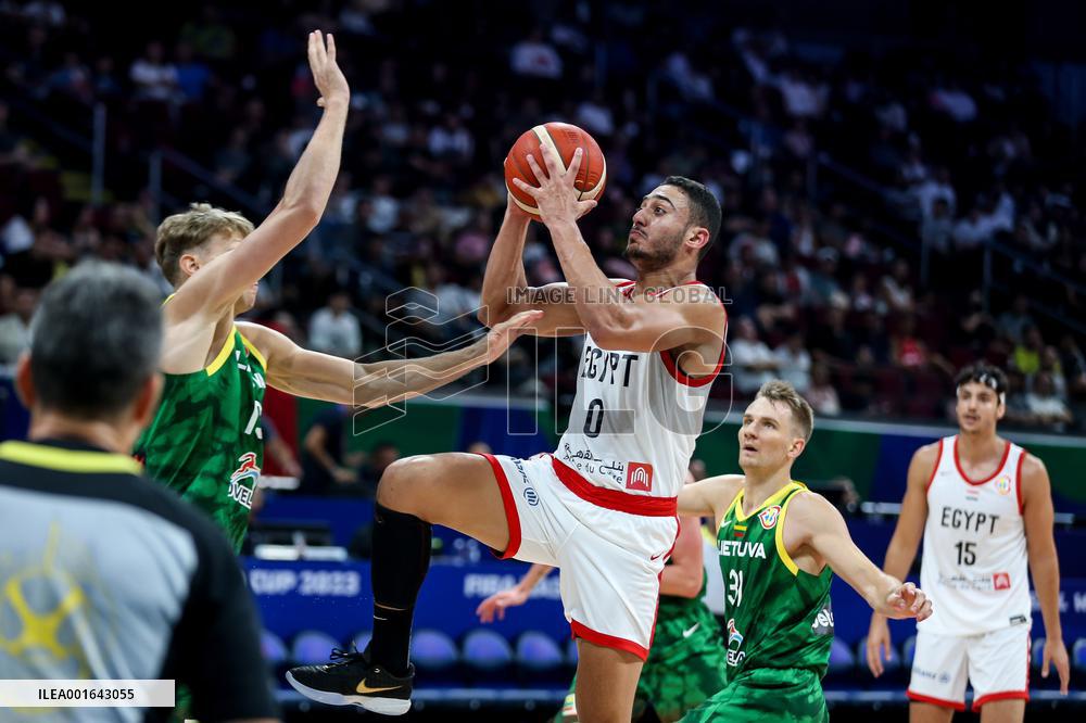 (SP)PHILIPPINES-MANILA-BASKETBALL-FIBA WORLD CUP-GROUP D-LTU VS EGY