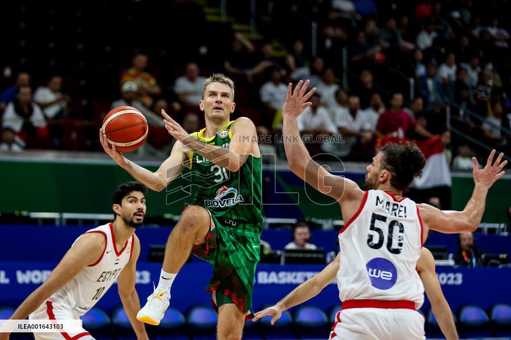 (SP)PHILIPPINES-MANILA-BASKETBALL-FIBA WORLD CUP-GROUP D-LTU VS EGY