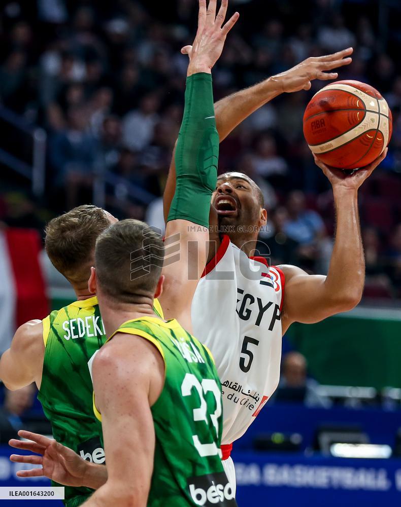 (SP)PHILIPPINES-MANILA-BASKETBALL-FIBA WORLD CUP-GROUP D-LTU VS EGY