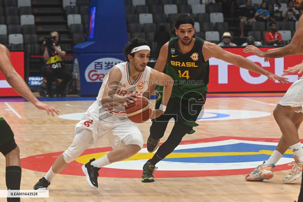 (SP)INDONESIA-JAKARTA-BASKETBALL-FIBA WORLD CUP-GROUP G-IRI VS BRA