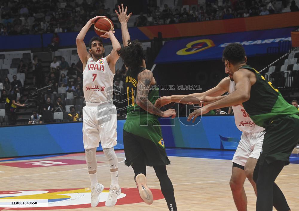 (SP)INDONESIA-JAKARTA-BASKETBALL-FIBA WORLD CUP-GROUP G-IRI VS BRA
