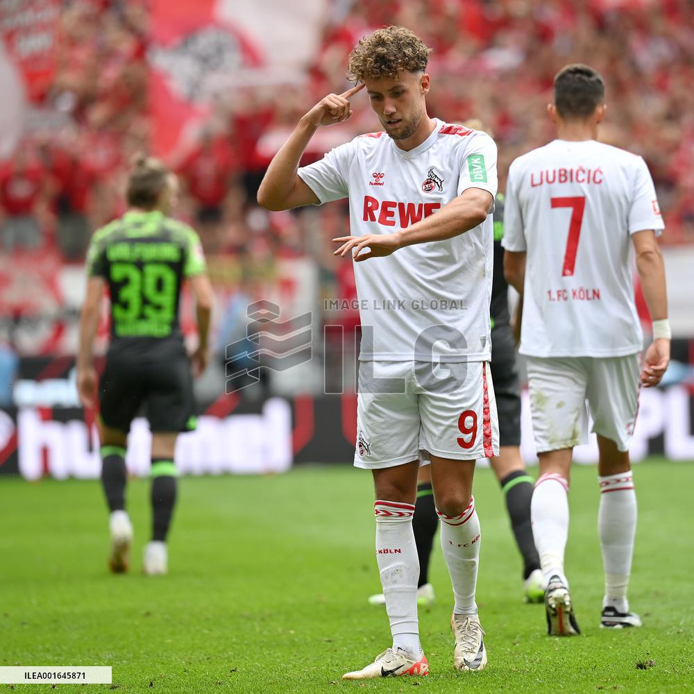 (SP)GERMANY-COLOGNE-FOOTBALL-BUNDESLIGA-KOLN VS WOLFSBURG
