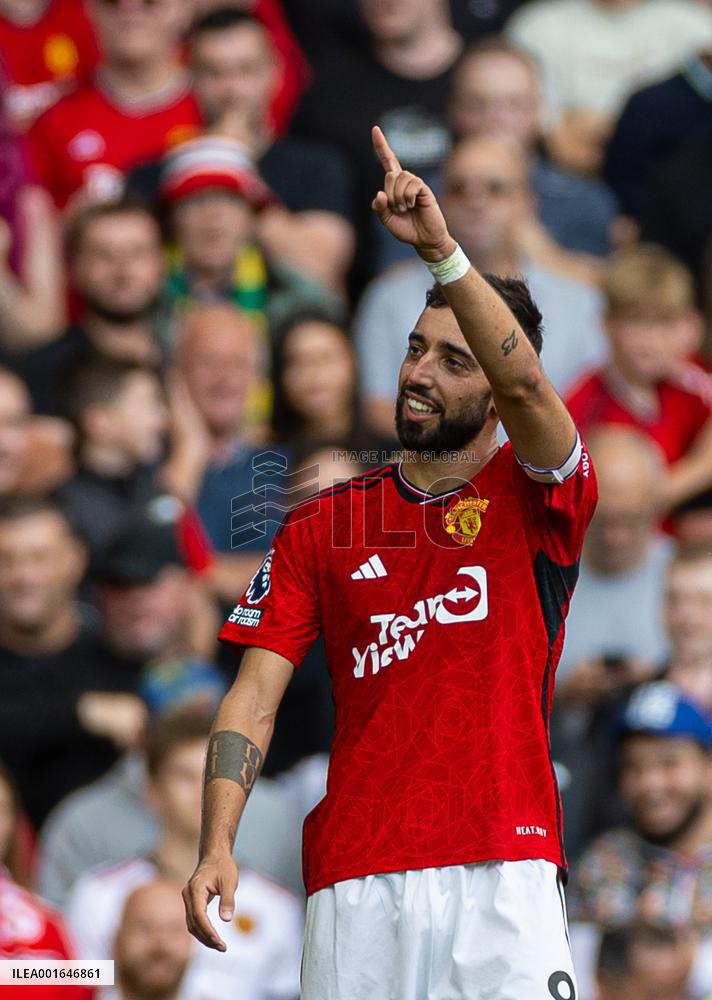 (SP)BRITAIN-MANCHESTER-FOOTBALL-ENGLISH PREMIER LEAGUE-MANCHESTER UNITED FC VS NOTTINGHAM FOREST