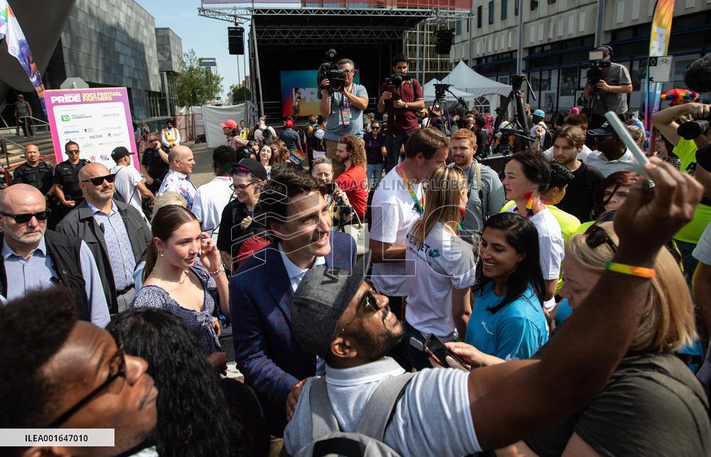 Trudeau Attends Events Alongside Daughter - Edmonton