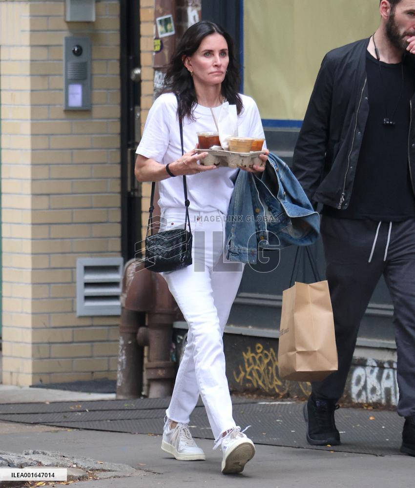 Courteney Cox Out With Boyfriend - NYC