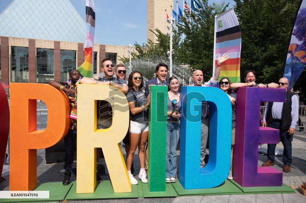 Trudeau Attends Events Alongside Daughter - Edmonton