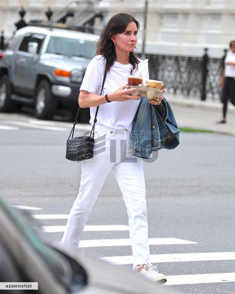 Courteney Cox Out With Boyfriend - NYC