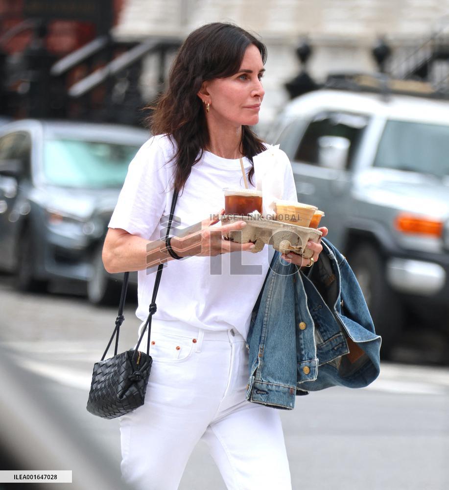 Courteney Cox Out With Boyfriend - NYC