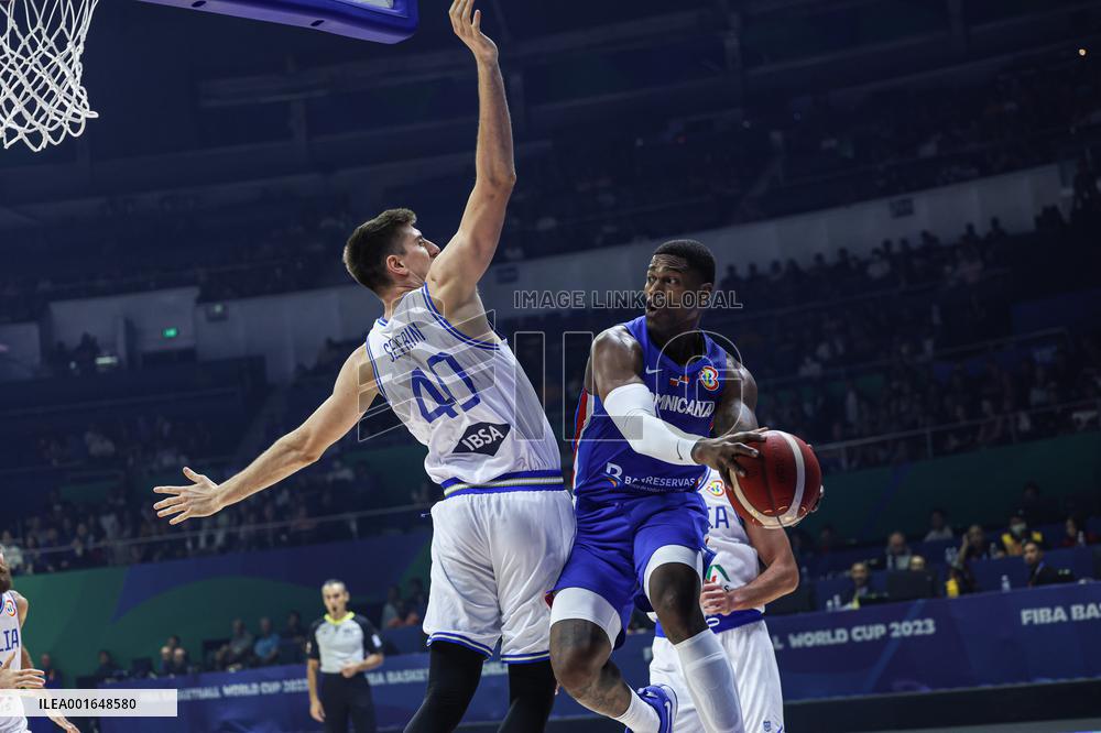 (SP)THE PHILIPPINES-MANILA-BASKETBALL-FIBA WORLD CUP-GROUP A-ITA VS DOM