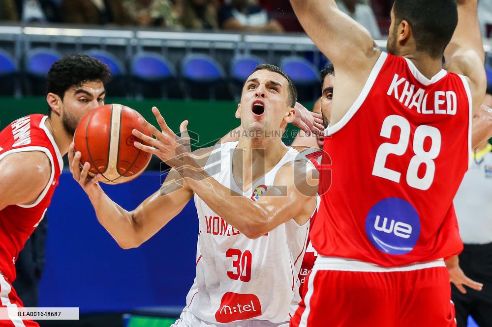 (SP)THE PHILIPPINES-MANILA-BASKETBALL-FIBA WORLD CUP-GROUP D-MNE VS EGY