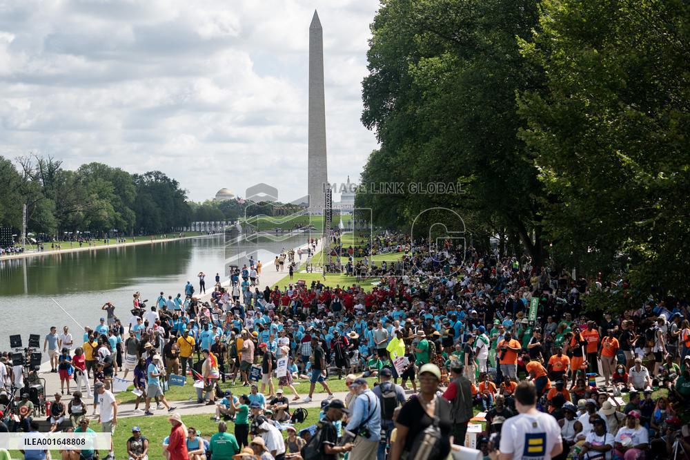 U.S.-WASHINGTON, D.C.-MARCH ON WASHINGTON-60TH ANNIVERSARY