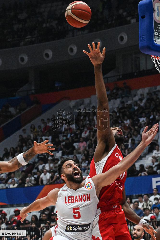 (SP)INDONESIA-JAKARTA-BASKETBALL-FIBA WORLD CUP-GROUP H-LBN VS CAN