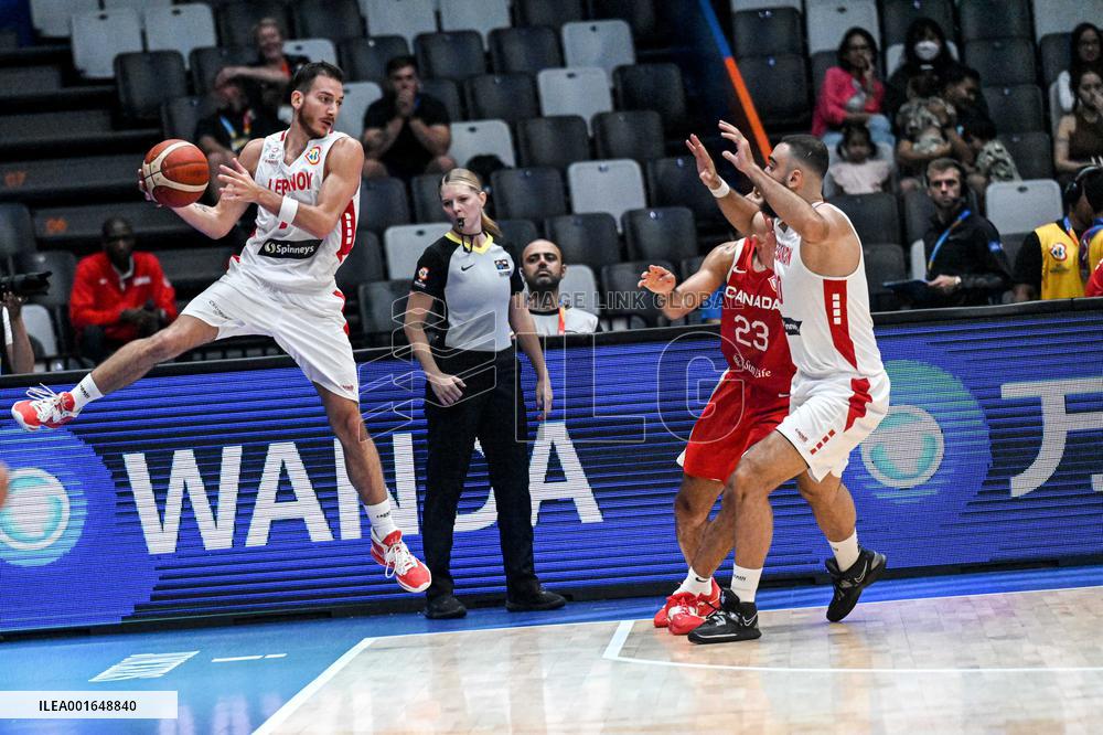 (SP)INDONESIA-JAKARTA-BASKETBALL-FIBA WORLD CUP-GROUP H-LBN VS CAN
