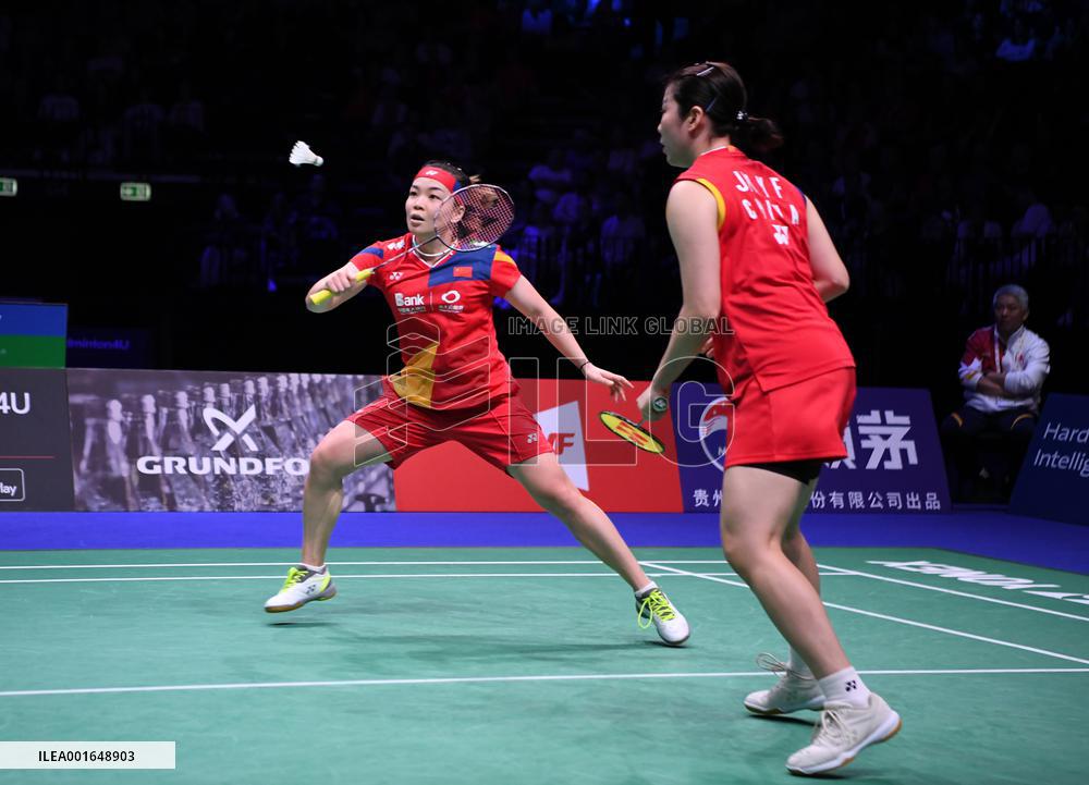(SP)DENMARK-COPENHAGEN-BADMINTON-WORLD CHAMPIONSHIPS-WOMEN'S DOUBLES-FINAL