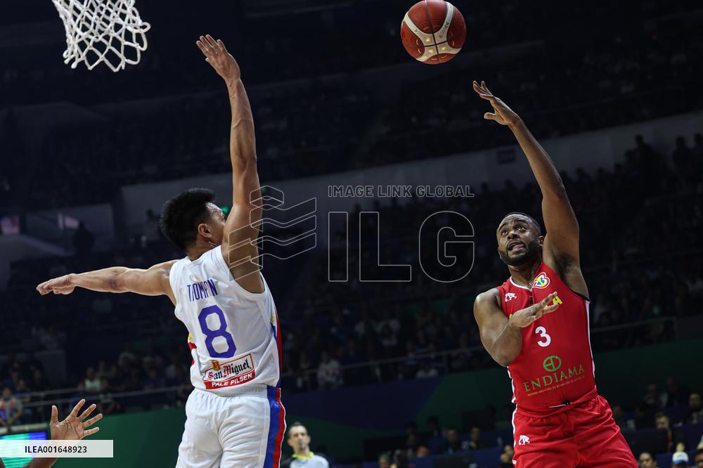 (SP)THE PHILIPPINES-MANILA-BASKETBALL-FIBA WORLD CUP-GROUP A-PHI VS ANG