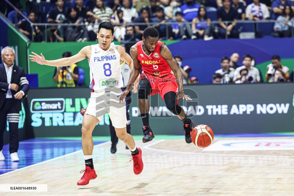 (SP)THE PHILIPPINES-MANILA-BASKETBALL-FIBA WORLD CUP-GROUP A-PHI VS ANG