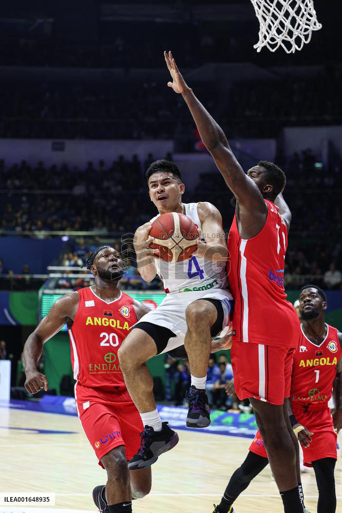 (SP)THE PHILIPPINES-MANILA-BASKETBALL-FIBA WORLD CUP-GROUP A-PHI VS ANG