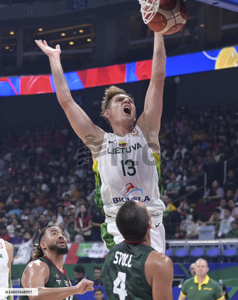 (SP)THE PHILIPPINES-MANILA-BASKETBALL-FIBA WORLD CUP-GROUP D-LTU VS MEX