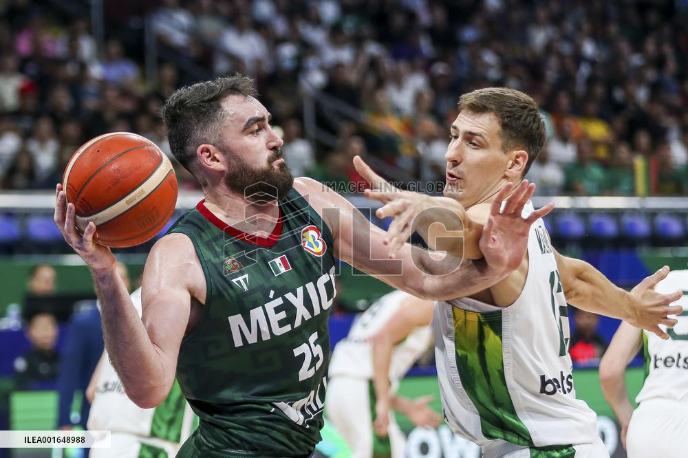 (SP)THE PHILIPPINES-MANILA-FIBA BASKETBALL WORLD CUP-GROUP D-LTU VS MEX
