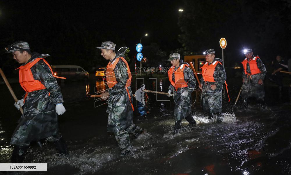 Rainstorm Hit Huai'an, China