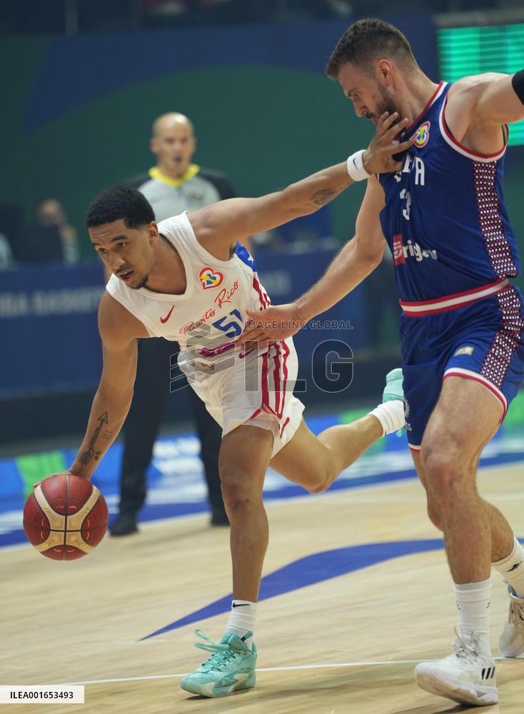 (SP)PHILIPPINES-MANILA-BASKETBALL-FIBA WORLD CUP-GROUP B-SRB VS PUR