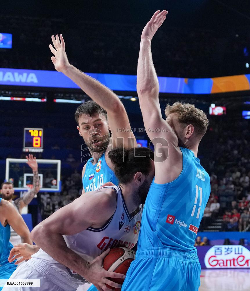 (SP)JAPAN-OKINAWA-BASKETBALL-FIBA WORLD CUP-GROUP F-GEO VS SLO