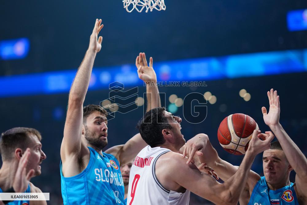 (SP)JAPAN-OKINAWA-BASKETBALL-FIBA WORLD CUP-GROUP F-GEO VS SLO