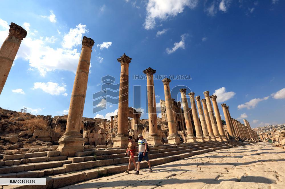 JORDAN-JERASH-ROMAN ARCHEOLOGICAL SITE-TOURISM